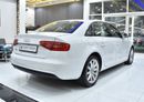 أودي A4 EXCELLENT DEAL for our Audi A4 ( 2014 Model ) in White Color GCC Specs