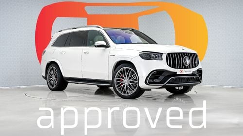 Mercedes Benz GLS63 AMG UAE's Very Best Example | 2 Years Free Servicing | AED 7,613 Per Month