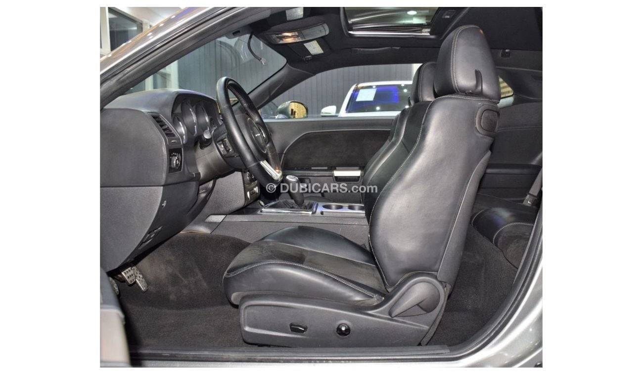 Dodge Challenger SRT8 EXCELLENT DEAL for our Dodge Challenger SRT 392HEMI ( 2012 Model ) in Grey Color GCC Specs