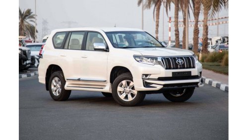 تويوتا برادو Get 2023 Toyota Prado 2.7 TXL DR P AT - White inside beige | Export Only