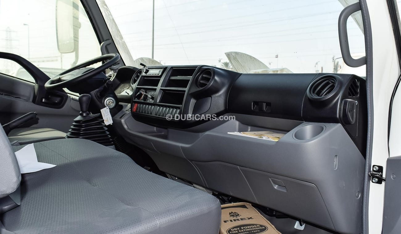 Hino 300 714 	CARGO 2020 WHITE COLOR 3 SEATS MANUAL TRANSMISSION TRUCK 4 CYLINDER DIESEL ONLY FOR EXPORT