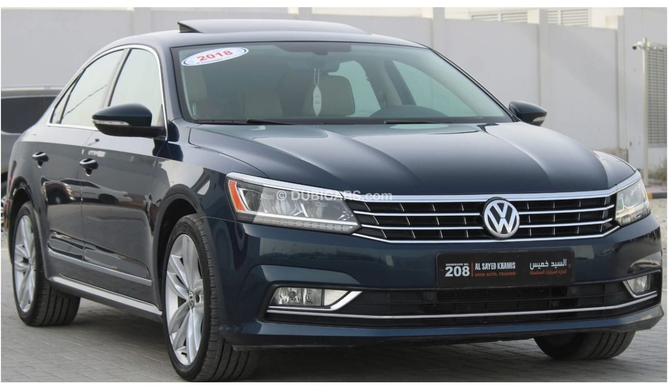 فولكس واجن باسات SE SE فولكسفاجن باسات 2018 خليجي بحالة ممتازة فل أوبشن بدون حوادث