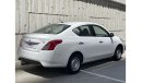 Nissan Sunny SV 1.5L | GCC | EXCELLENT CONDITION | FREE 2 YEAR WARRANTY | FREE REGISTRATION | 1 YEAR COMPREHENSIV