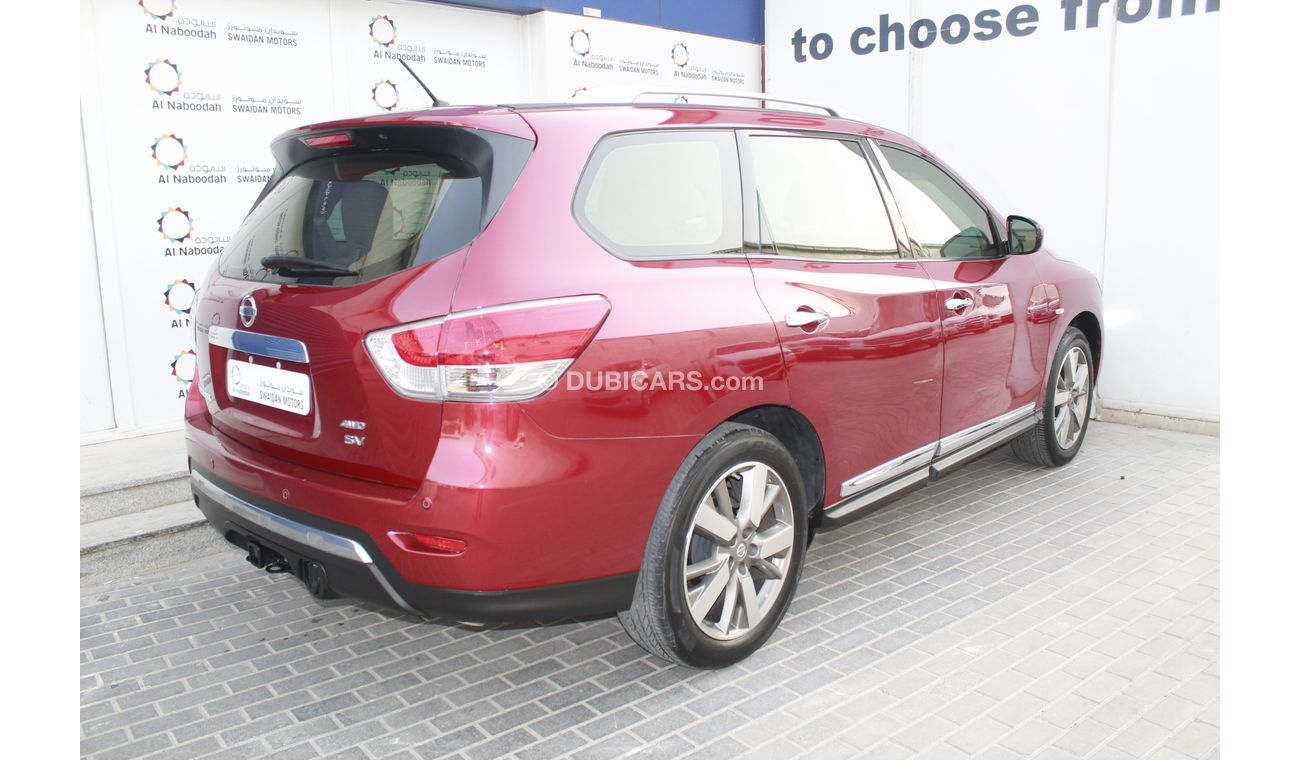 نيسان باثفايندر 3.5L V6 SV 2015 WITH REAR CAMERA SUNROOF