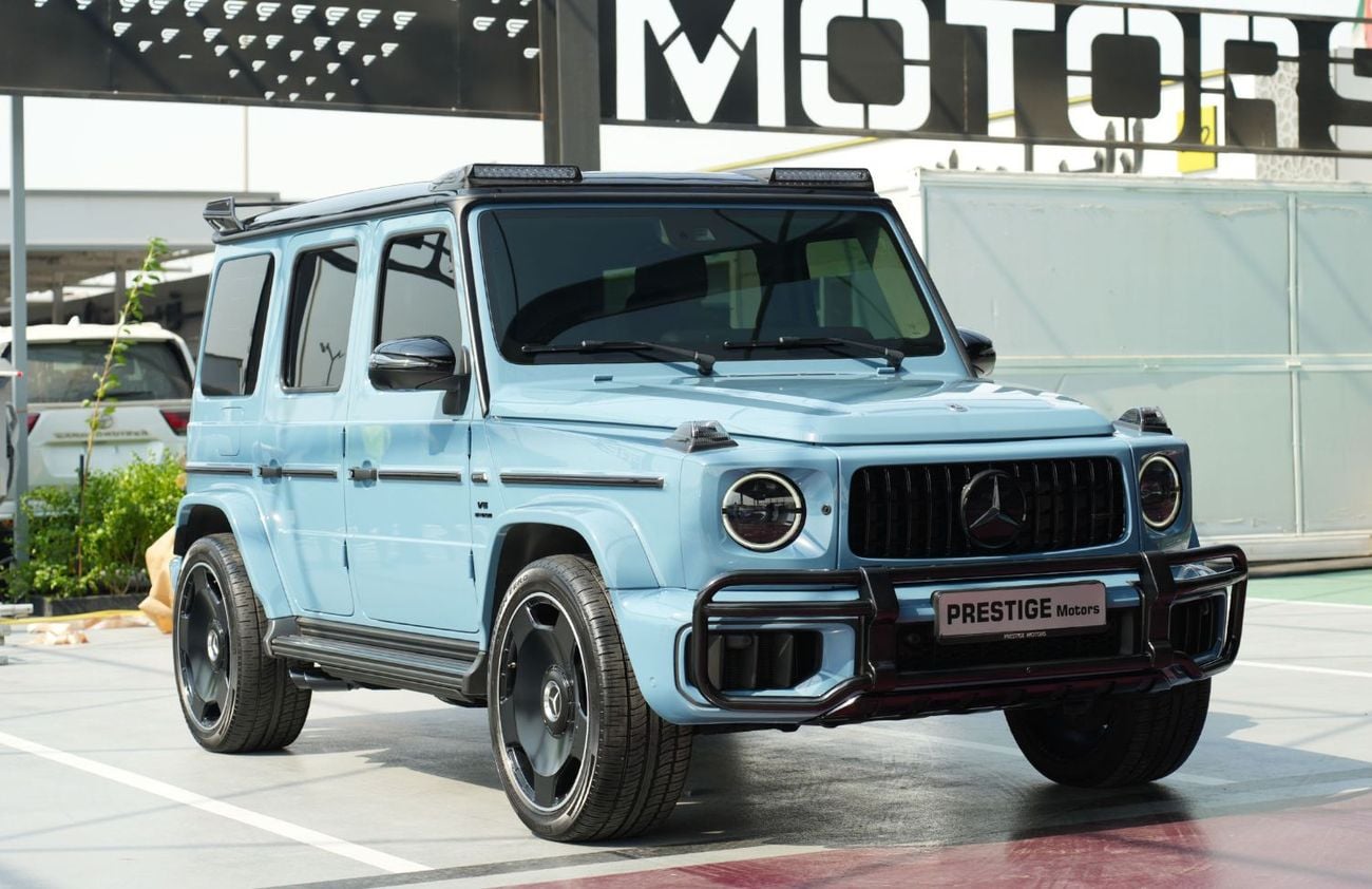 مرسيدس بنز G 63 AMG Extra electric side step fully carbon new facelift 2026 spoilers and double night back