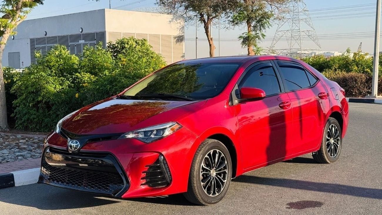 Toyota Corolla GOOD CONDITION | 1.8L PETROL ENGINE | LHD | 2018 | BLOOD RED BODY COLOR | REAR VIEW CAMERA | AUTOMAT
