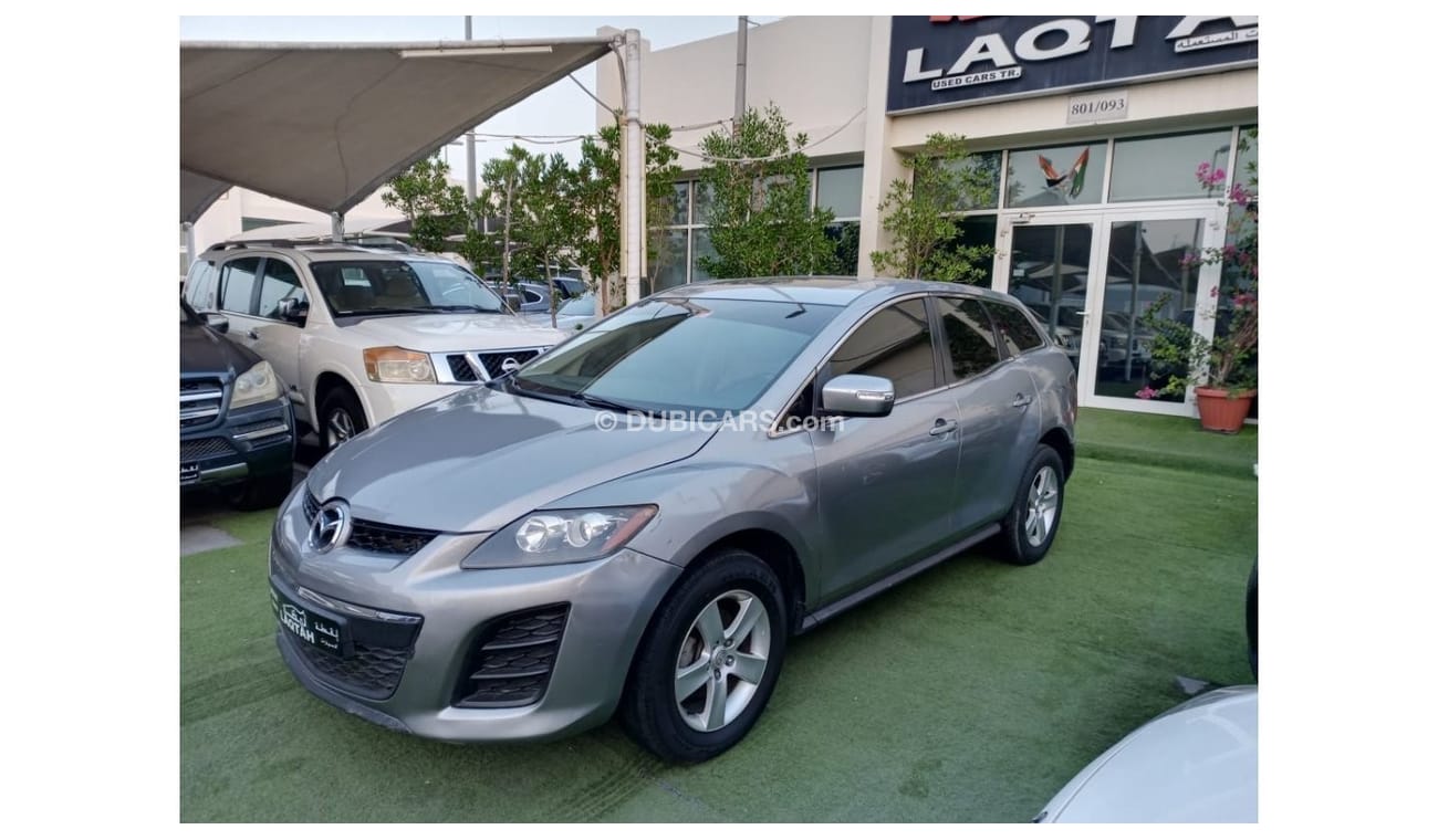 Mazda CX7 Mazda CX7, 2012 model, Gulf, gray color, one number, slot, cruise control, wooden wheels, rear spoil