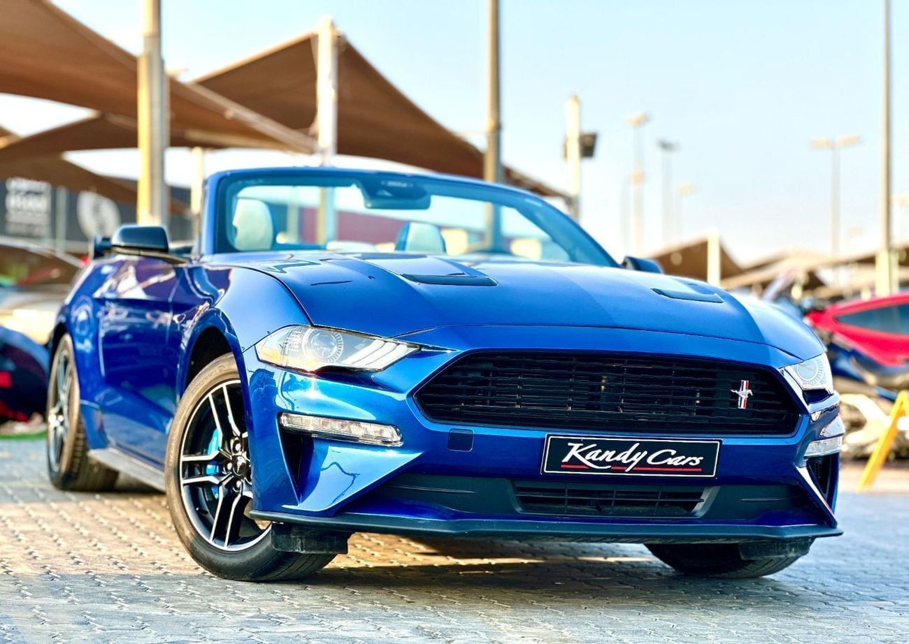فورد موستانج Ecoboost Convertible | Monthly 1100/- | 0% DP |  Fog Lights | # 44894
