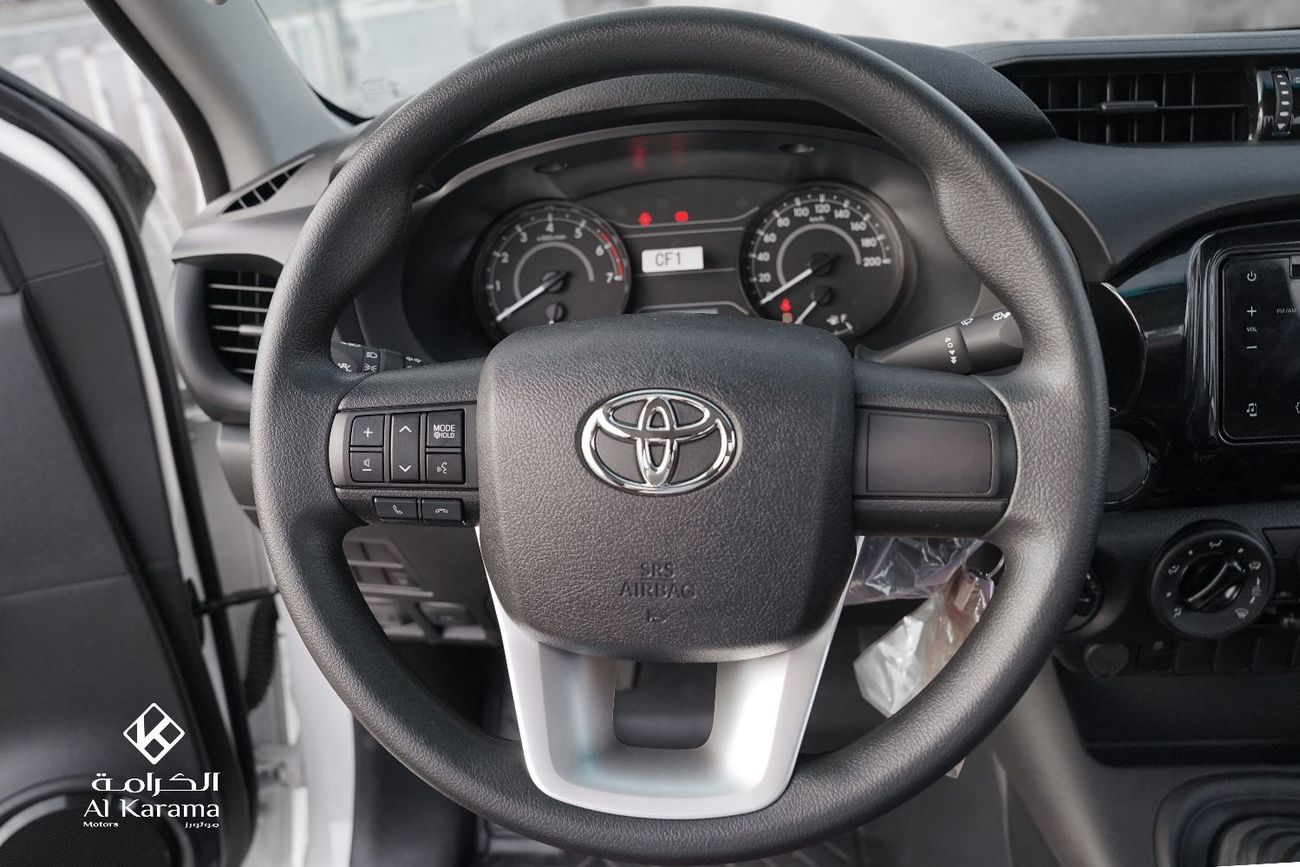 تويوتا هيلوكس 2.7L - Sigle Cabin - 4x4 Drive -  Manual Transmission - GCC Specs - Zero KM