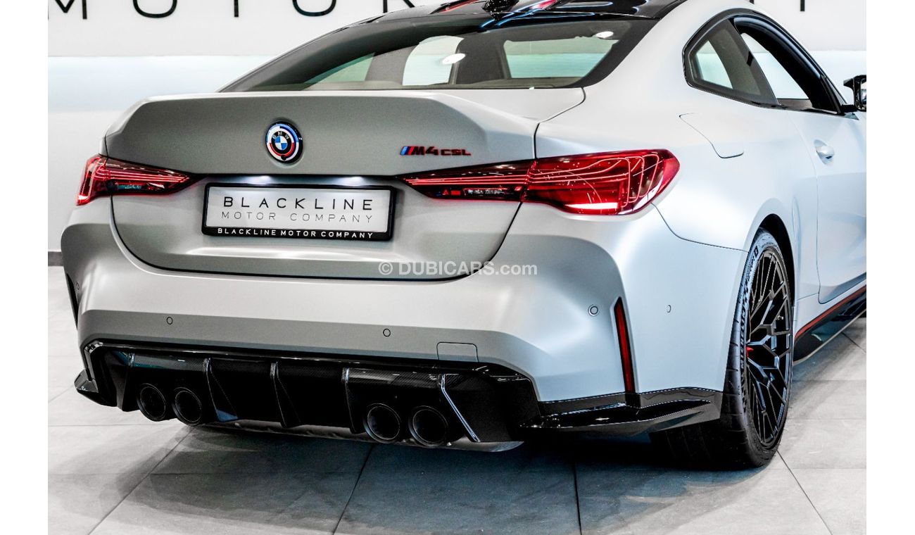 بي أم دبليو M4 2023 BMW M4 CSL, 2027 BMW Warranty + Service Contract, As New Condition, GCC
