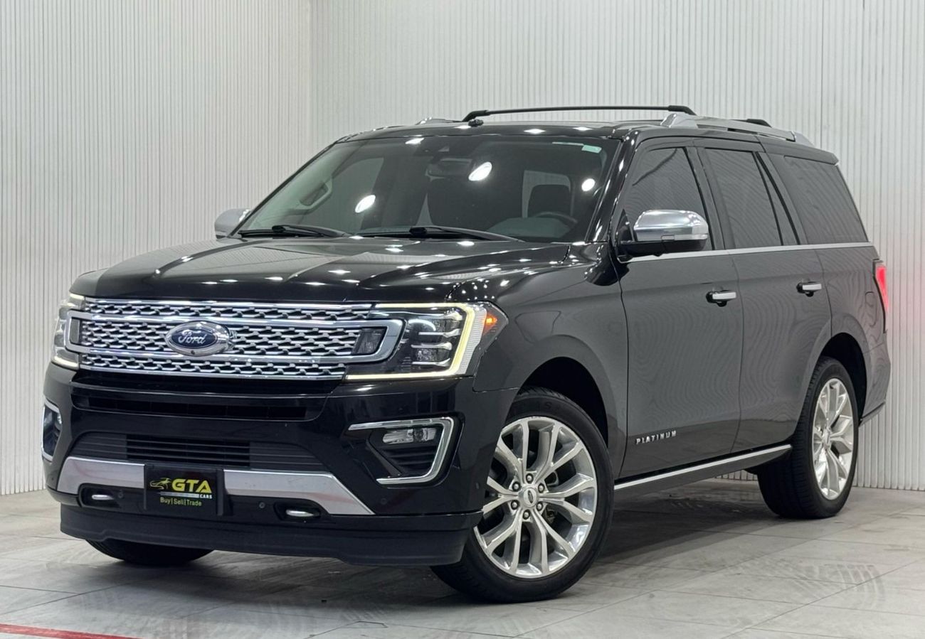 فورد إكسبيديشن Platinum 3.5L (400 HP) 4WD 2019 Ford Expedition Platinum, Warranty, Ford Service History, Full Optio