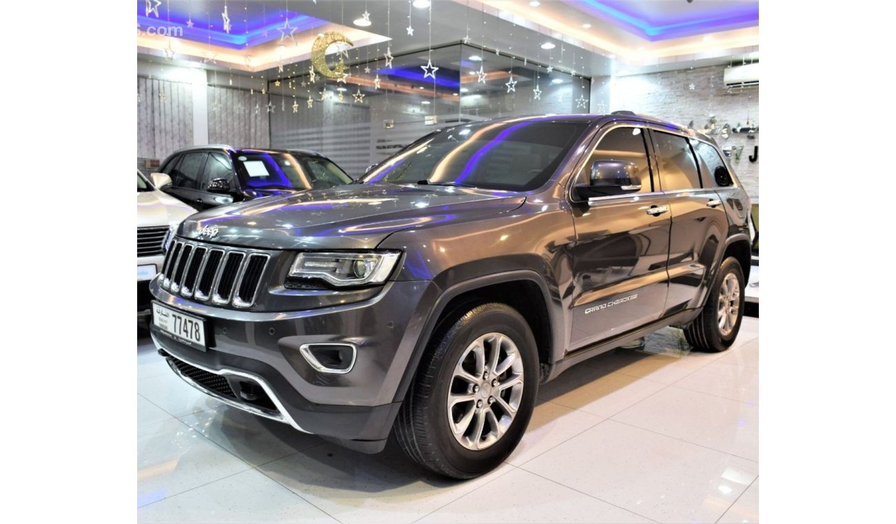 جيب جراند شيروكي ORIGINAL PAINT ( صبغ وكاله ) FULL SERVICE HISTORY Jeep Grand Cherokee 4x4 LIMITED 2014 Model! GCC