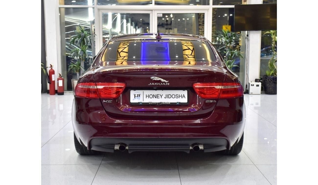 جاكوار XE EXCELLENT DEAL for our Jaguar XE R-Sport ( 2016 Model ) in Burgundy Color GCC Specs