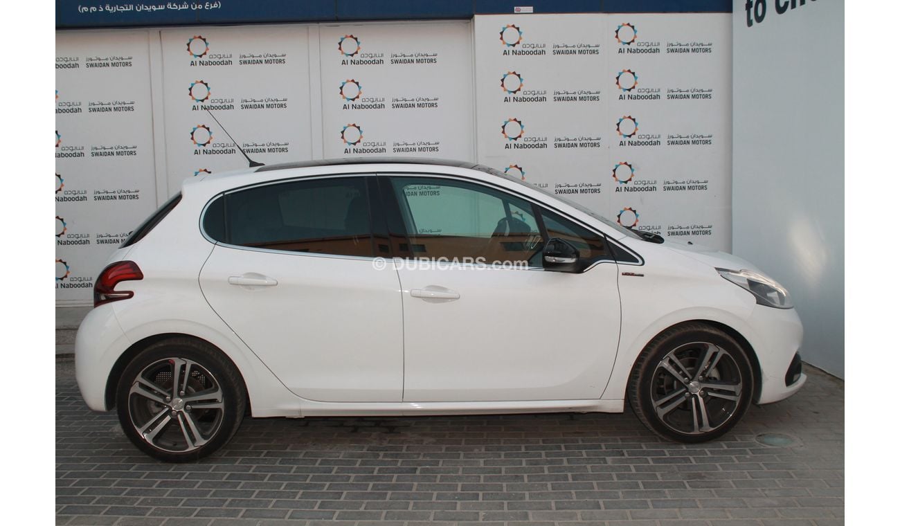 Peugeot 208 1.6l gt line 2016 model low mileage