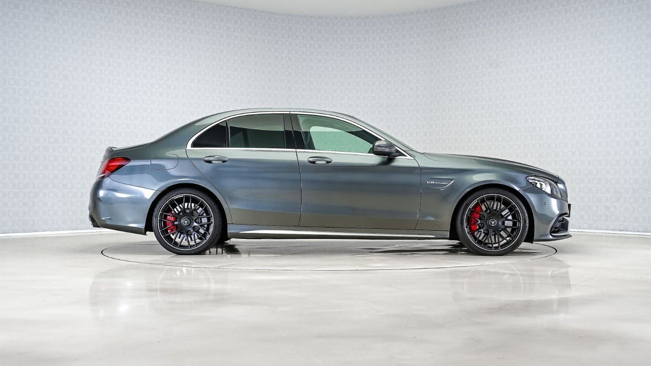 Mercedes Benz C 63 S UAE's Very Best Example | 2 Years Free Servicing | AED 3,776 Per Month