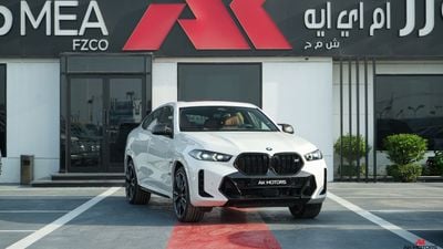 بي أم دبليو X6 M60i xDrive لون أبيض معدني - تان، إصدار 2026 للتصدير فقط