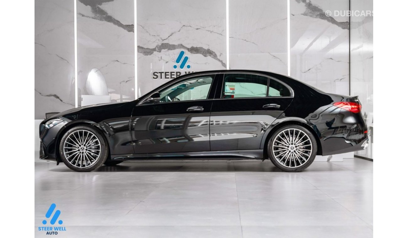 Mercedes-Benz C200 AMG 2024 Premium Plus 5 years agency warranty + Service 105k KM - GCC Specs