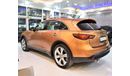 Infiniti FX50 EXECELLENT DEAL for our Infiniti FX50 S 2009 Model!! in Orange Color! GCC Specs