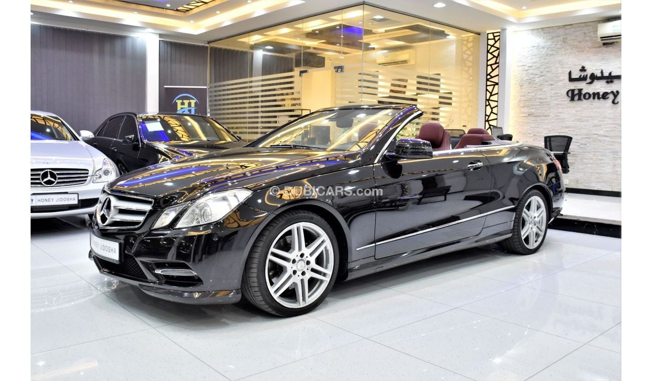 Mercedes Benz E350 EXCELLENT DEAL for our Mercedes Benz E350 CONVERTIBLE ( 2013 Model ) in Black Color GCC Specs