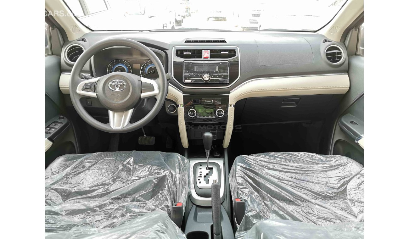 Toyota Rush 1.5L Petrol, 17" Rims, Roof A/C Ventilator, Front Defogger Control, Fabric Seat (CODE # TRGC04)