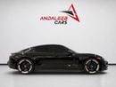 بورش تايكان AED 3,520 P.M | 0% DOWN PAYMENT | PORSCHE TAYCAN STANDARD | EV | 2023 | AMERICAN SPECS