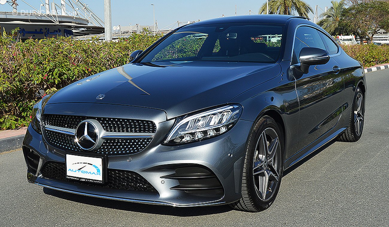 مرسيدس بنز C 300 كوبيه 2019, 2.0L I-4 Turbo, GCC, 0km with 3 Years or 100,000km Warranty