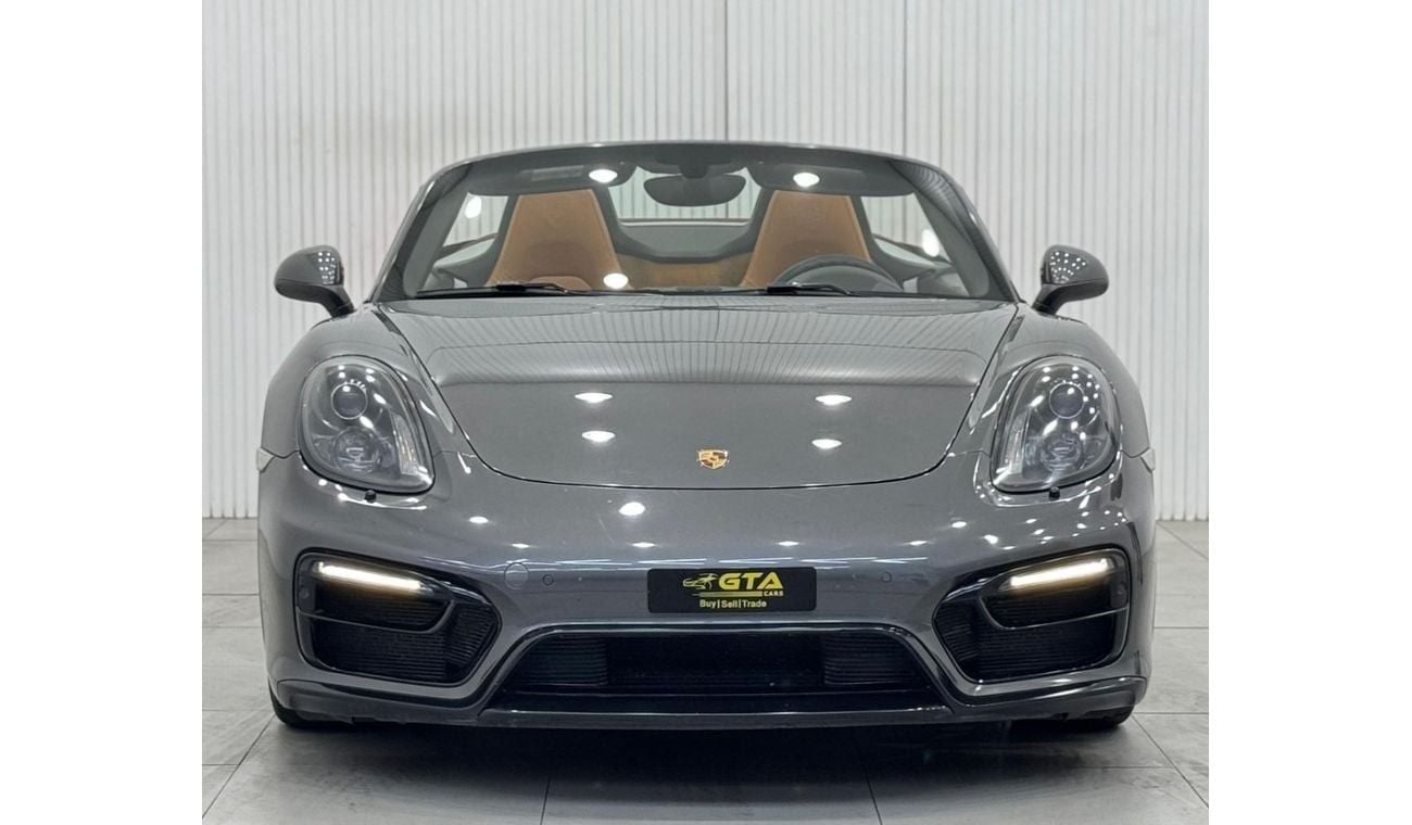 Porsche 718 Boxster GTS 4.0L A/T 2015 Porsche Boxster GTS, Service History, Excellent Condition, GCC