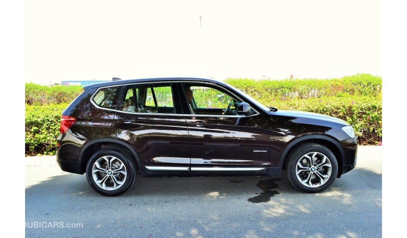 BMW X3 - ZERO DOWN PAYMENT - 1,880 AED/MONTHLY - UNDER WARRANTY