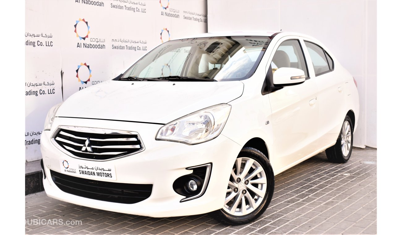 Mitsubishi Attrage AED 665 PM | 1.2L GLX SEDAN GCC WARRANTY