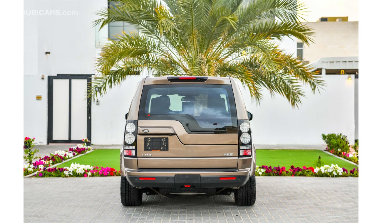 لاند روفر LR4 HSE Supercharged - Exceptional Condition! - AED 1,645 Per Month - 0% DP