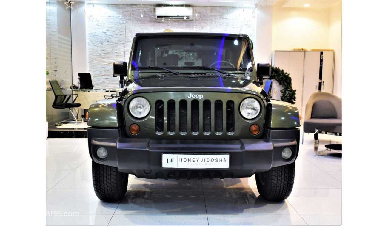 Jeep Wrangler Amazing Jeep Wrangler Sahara 2008 Model!! in Green Color! GCC Specs