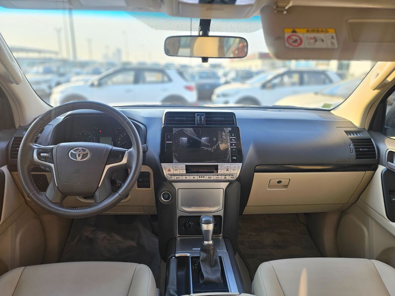 تويوتا برادو Toyota land cruiser Prado year 2022 FULL OPTION petrol engine brown color automatic transmission v6