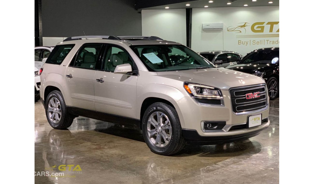 GMC Acadia SLT AWD, Warranty, Service History, GCC