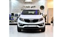 Kia Sportage ORIGINAL PAINT ( صبغ وكاله ) KIA Sportage 2014 Model! White Color! GCC Specs