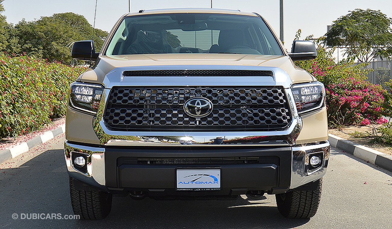 Toyota Tundra 2019, Crewmax SR5, 5.7L V8 4X4, 0km w/ 6Years or 200,000km Warranty + 1 Free Service # RAMADAN OFFER