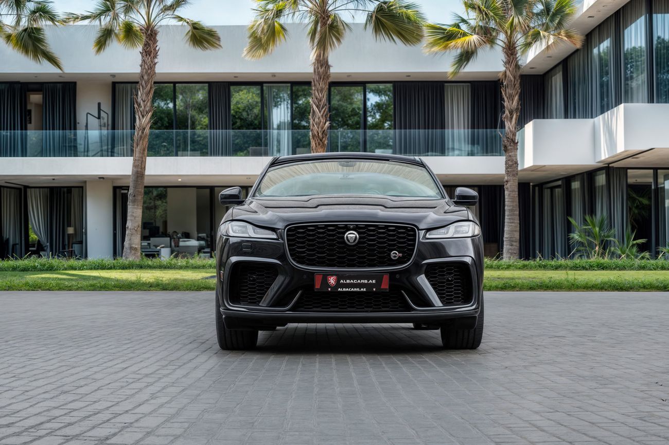 Jaguar F Pace F-Pace SVR | 5,484 P.M | 0% Downpayment | FULL AL TAYER HISTORY! | Ramadan Offer!