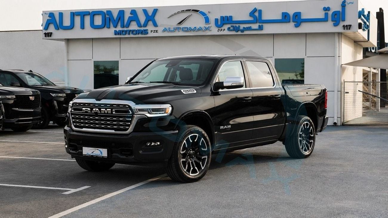 رام 1500 Limited Longhorn Crew Cab Hurricane H.O 3.0TT (For Export , НА ЭКСПОРТ) PY 26/26 Crew Cab Hurricane H.O 3.0TT GCC Без пробега