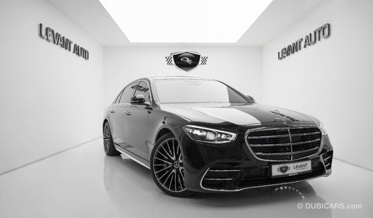 مرسيدس بنز S 500 MERCEDES S500 4MATiC, MODEL 2021, GCC, PERFECT CONDITION, LOW MILLEAGE, UNDER WARRANTY