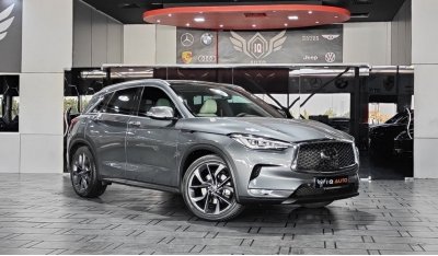 إنفينيتي QX50 AED 2800/MONTHLY | 2021 INFINITI QX50 AUTOGRAPH | FULLY LOADED | GCC | UNDER WARRANTY