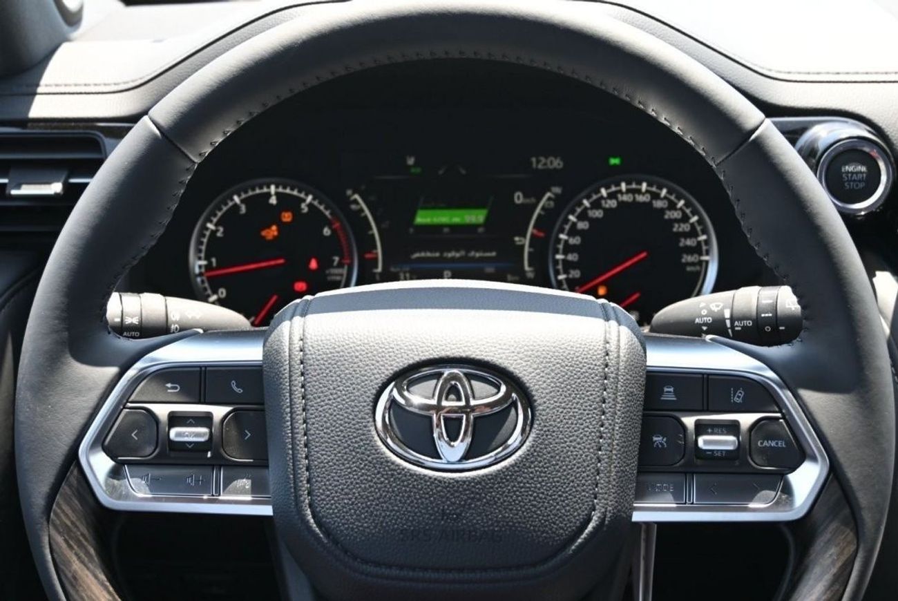 تويوتا لاند كروزر Toyota Land Cruiser VXR 3.5L TwinTurbo V6 Petrol, Color Black Model 2024