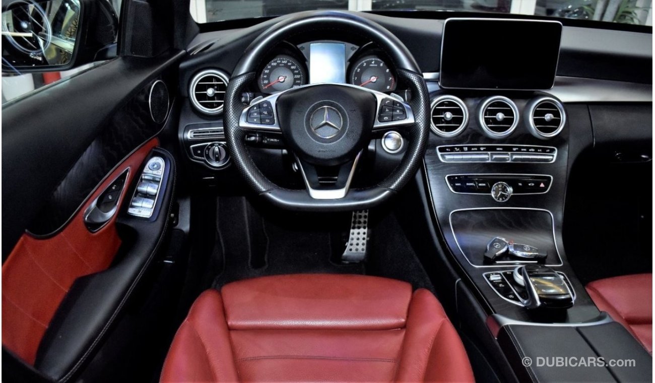 Mercedes-Benz C 200 EXCELLENT DEAL for our Mercedes Benz C200 ( 2017 Model ) in Black Color GCC Specs