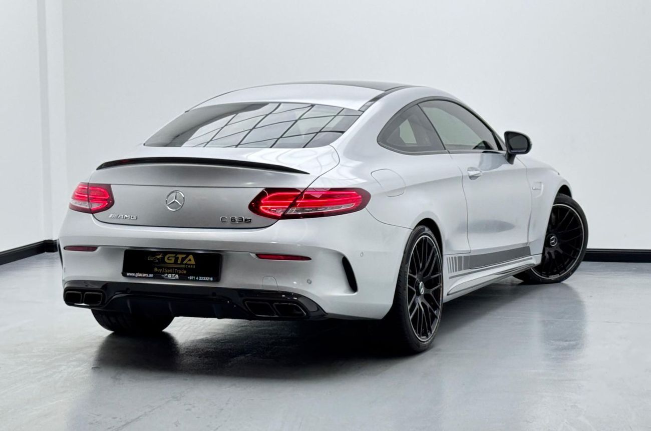 مرسيدس بنز C 63 AMG Std 4.0L Coupe 2018 Mercedes-Benz C63s AMG, Full Service History, Warranty, Excellent Condition, Low