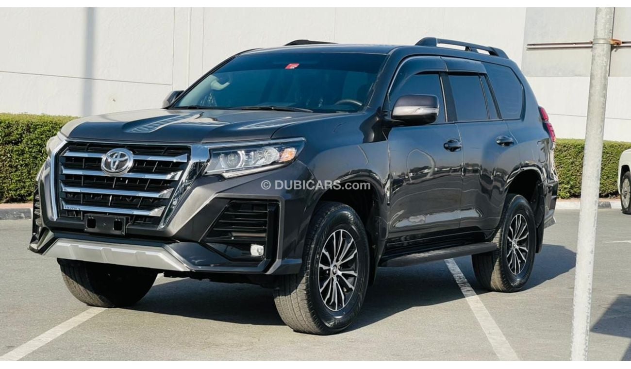 تويوتا برادو 2015 Grey *Limgene Body Kit* V6 4.0 CC Petrol [LHD] Original Leather 7 Electric Seats {Tesla Screen}