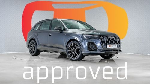 Audi Q7 45 TFSI quattro S-Line 3.0L UAE's Very Best Example | AED 3,607 Per Month
