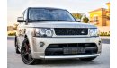 Land Rover Range Rover Sport Supercharged - 2 Years Warranty - AED 2,134 per month - 0% Downpayment