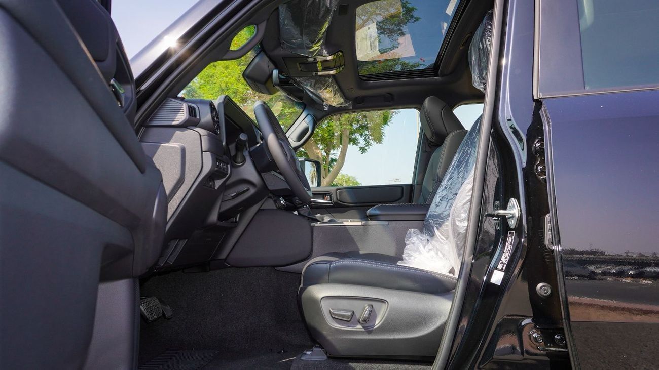 تويوتا برادو Mid ECTAGR033 - 2026 Toyota Prado - 2.4L Petrol Auto - Mid - Black with Black Interior