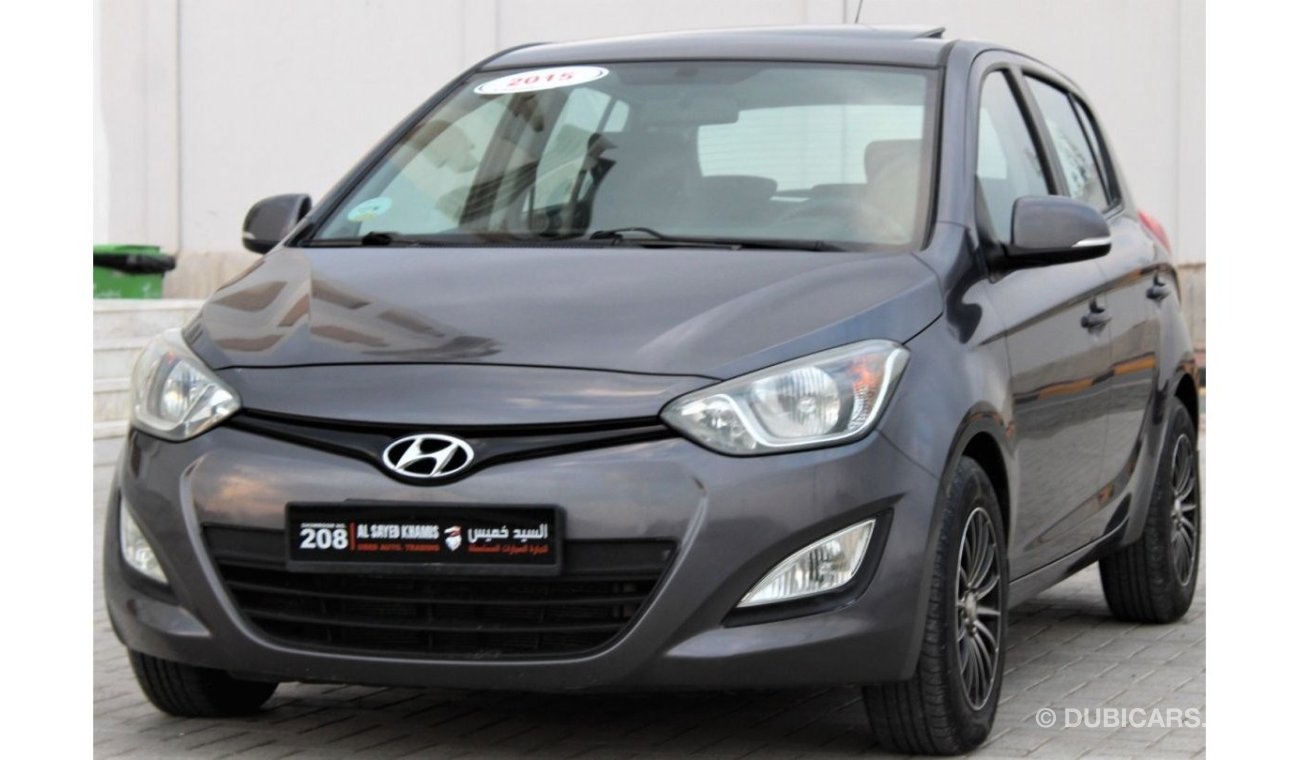 Hyundai i20 Hyundai i20 2015 GCC full option in excellent condition without accidents, very clean from inside an