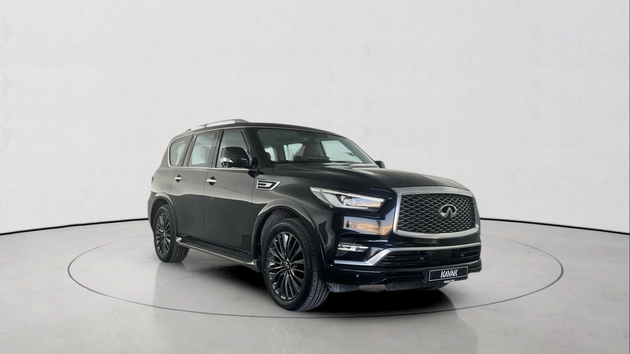 إنفينيتي QX80 LUXE SENSORY PROACTIVE 5.6 SENSORY PRO ACTIVE AUTO 4WD 8 SEATS | شامل الضمان | 0 ﺪﻔﻋﺓ ﺃﻮﻟﻯ
