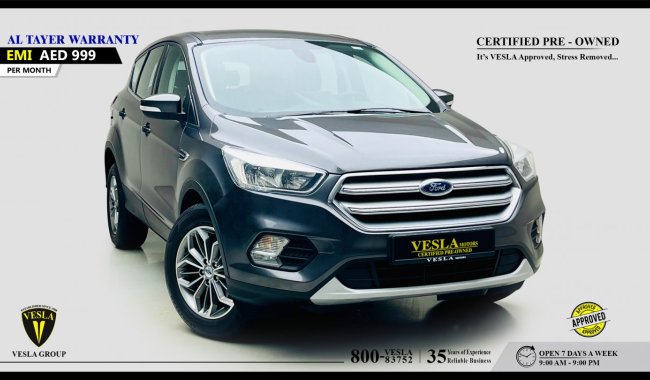 Ford Escape GCC / 2019 / LEATHER SEAT + NAVIGATION + CAMERA + KEYLESS ENTRY / WARRANTY + FREE SERVICE 120,000KMS