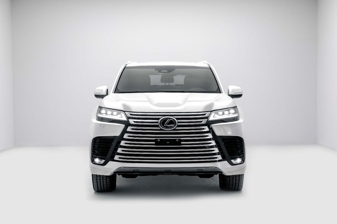 لكزس LX 500 D 3.3L Diesel - Sonic Quartz Inside Crimson | Export Only